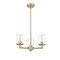 Z-Lite Thayer Chandelier, 3-Light, 19 In.W x 9.25 In.H, Luxe Gold/Clear 742-3LG - alternate 2